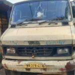 अवैध बालू लदा टाटा 407 जब्त..बैंक मोड़ थाना में एफआइआर दर्ज…