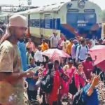 आद्रा मंडल : झांटीपहाड़ी में रेल रोक कर जताया प्रतिवाद…