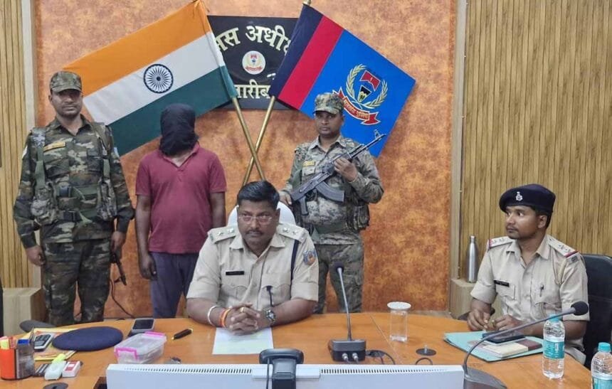 हजारीबाग में TPC राजन गंझू उग्रवादी गिरफ्तार…