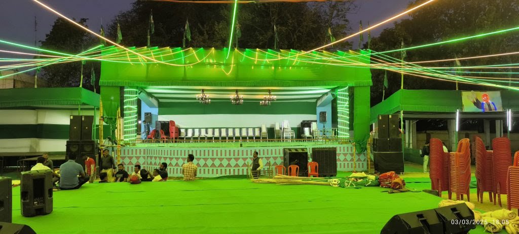 Giridih News :झामुमो स्थापना दिवस आज, झंडा मैदान सजधज कर तैयार…