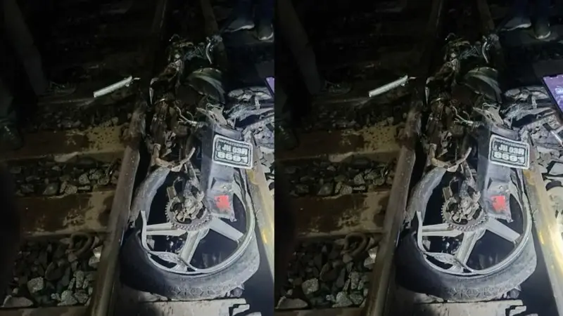 रेलवे ट्रैक पर फंसा मोटरसाइकिल, बाइक सवार की मौत, एक घंटे तक डालटनगंज डाउन लाइन रहा बाधित…