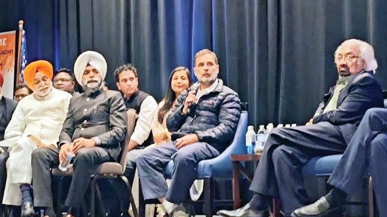 भारत के चुनावों में की जा रही गड़बड़, राहुल ने अमरीका में देश के निर्वाचन आयोग की मंशा पर उठाए सवाल…