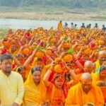 प्राण प्रतिष्ठा महायज्ञ को ले हाथूडीह में निकली कलश यात्रा…