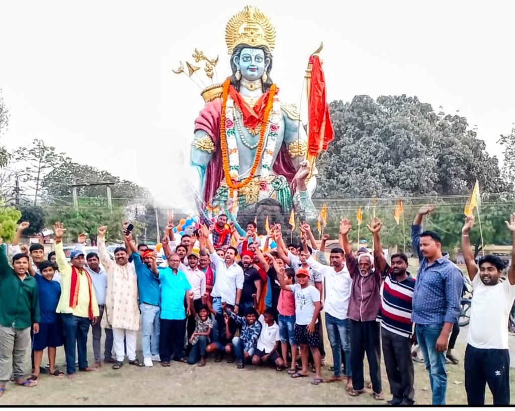 सिंदरी रांगामाटी जय माता दी मंदिर प्रांगण में 12 अप्रैल को सिंदरी में प्रभु श्रीराम की मूर्ति की होगी स्थापना : सोनू गिरी…