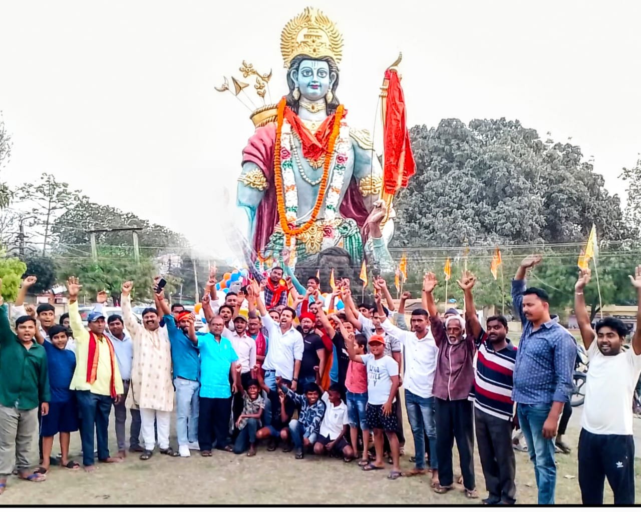 सिंदरी रांगामाटी जय माता दी मंदिर प्रांगण में 12 अप्रैल को सिंदरी में प्रभु श्रीराम की मूर्ति की होगी स्थापना : सोनू गिरी…