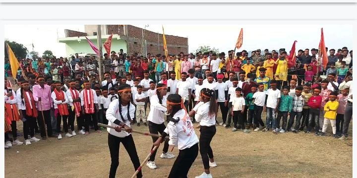 धूम धाम से मनाया गया रामनवमी,युवकों के साथ साथ युवतियों ने भी लहराया अपना परचम…