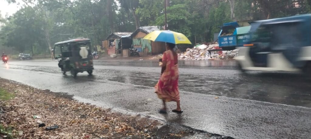 मौसम ने बदला मिजाज चिलचिलाती धुप और चिपचिपी गर्मी के बिच झमाझम बारिश…