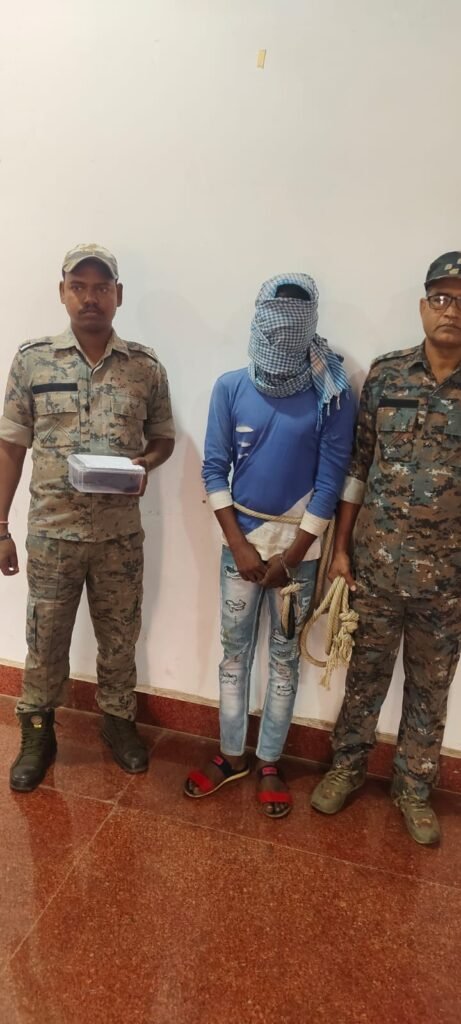 पिस्तौल एवं चार जिंदा कारतुस के साथ युवक गिरफ्तार…