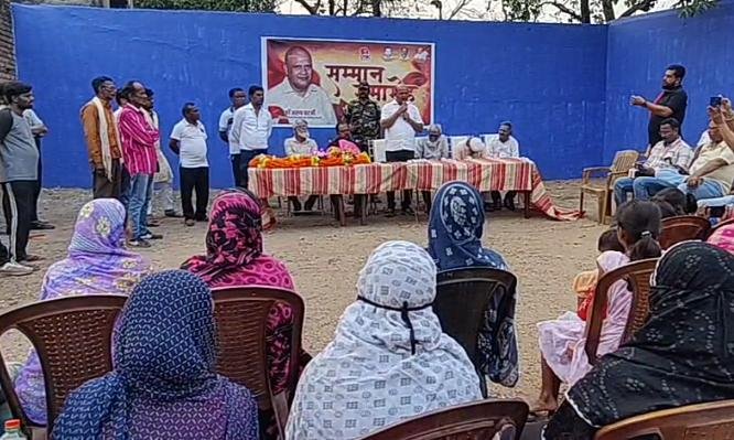 तालडांगा में सम्मान समारोह का आयोजन, माला पहनाकर किया गया स्वागत…