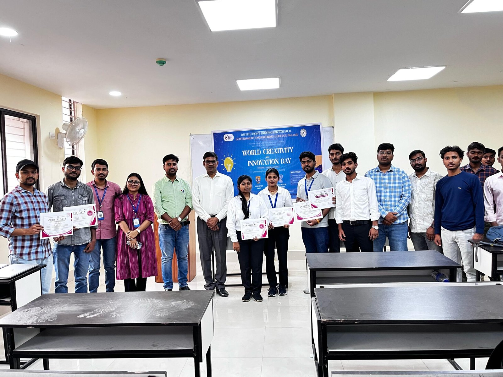 गवर्नमेंट इंजीनियरिंग कॉलेज, पलामू ने विश्व रचनात्मकता और नवाचार दिवस को उत्साहपूर्वक मनाया…