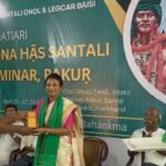 छवि हेंब्रम की अध्यक्षता मे संताली समारोह कार्यक्रम की गई…