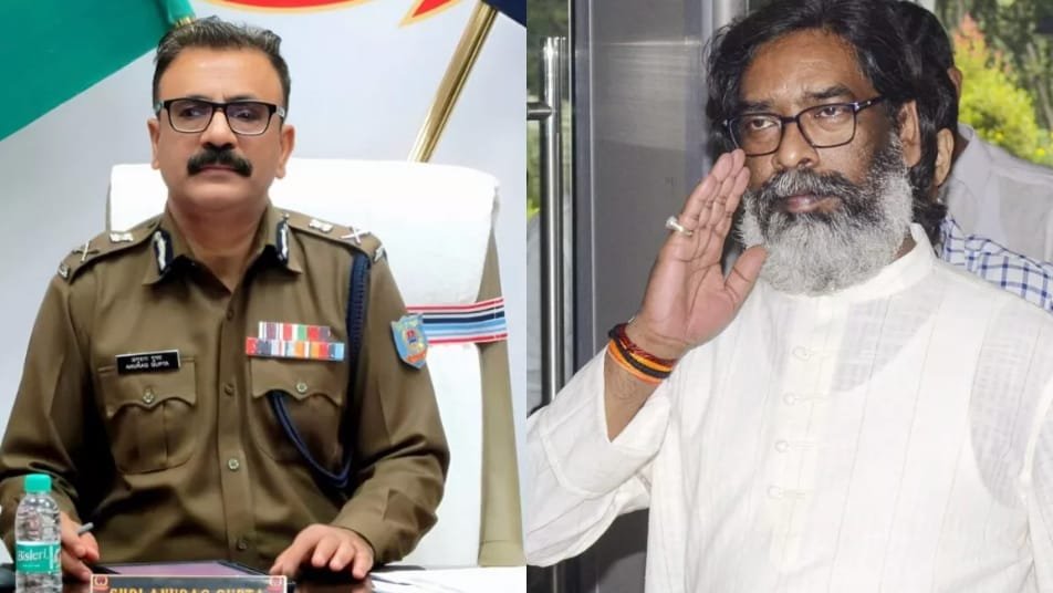 केंद्र ने डीजीपी अनुराग गुप्ता के सेवा विस्तार पर लगाई रोक, हेमंत सोरेन को लिखा लेटर…