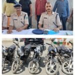 वाहन चेकिंग के क्रम में 04 बाइक चोरी गिरफ्तार…