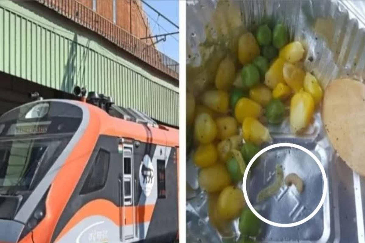 पटना-हावड़ा वंदे भारत में यात्री को नाश्ते में परोस दिया कीड़ा, मचा हड़ंकप, बड़ी लापरवाही आई सामने…