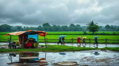 एक्टिव हो रहा वेस्टर्न डिस्टर्बेंस, बिहार के 32 जिलों में बारिश का अलर्ट…