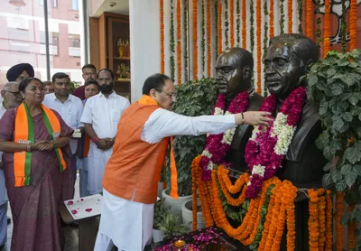 BJP Foundation Day वक्फ बोर्ड पर नियंत्रण नहीं, कानून के दायरे में काम हो: नड्डा…