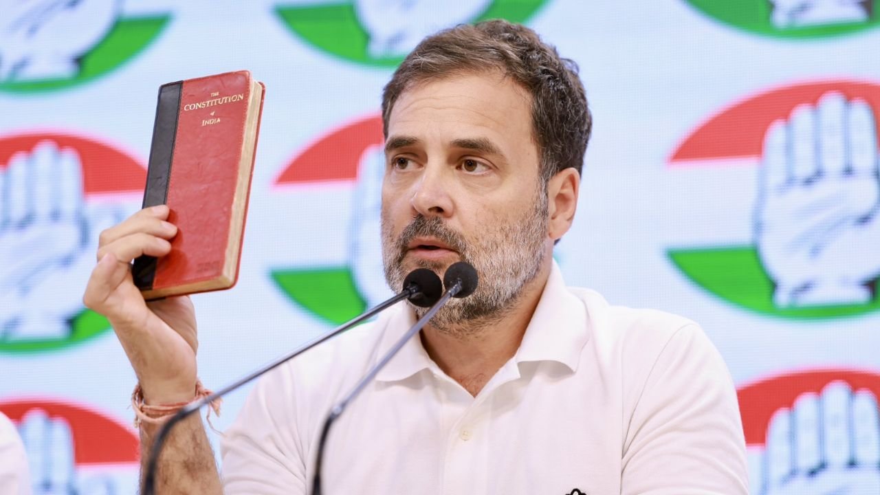 दलित विरोधी मानसिकता: नेता द्वारा राजस्थान मंदिर का ‘शुद्धिकरण’ करने पर राहुल ने भाजपा की आलोचना की…