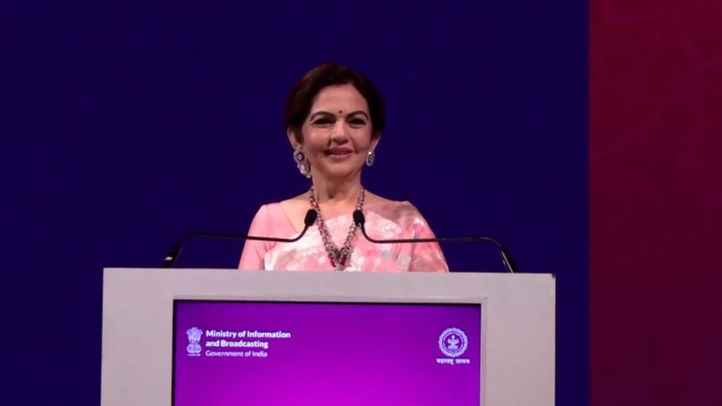 दुनिया के कंटेंट, फैशन और अध्यात्म पर छाने को तैयार हैं भारत: नीता अंबानी…