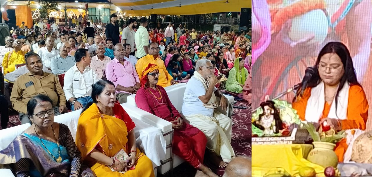 मीरा मोहन धाम में नव निर्मित श्री राधा कृष्ण मंदिर के प्राण प्रतिष्ठा और भव्य यज्ञ के साथ साथ संध्या में कथा वाचिका डा० अमृता कर्णेश्वरी द्वारा कथा का कार्यक्रम चल रहा है। पूरा सिंदरी भक्तिमय बना हुआ…