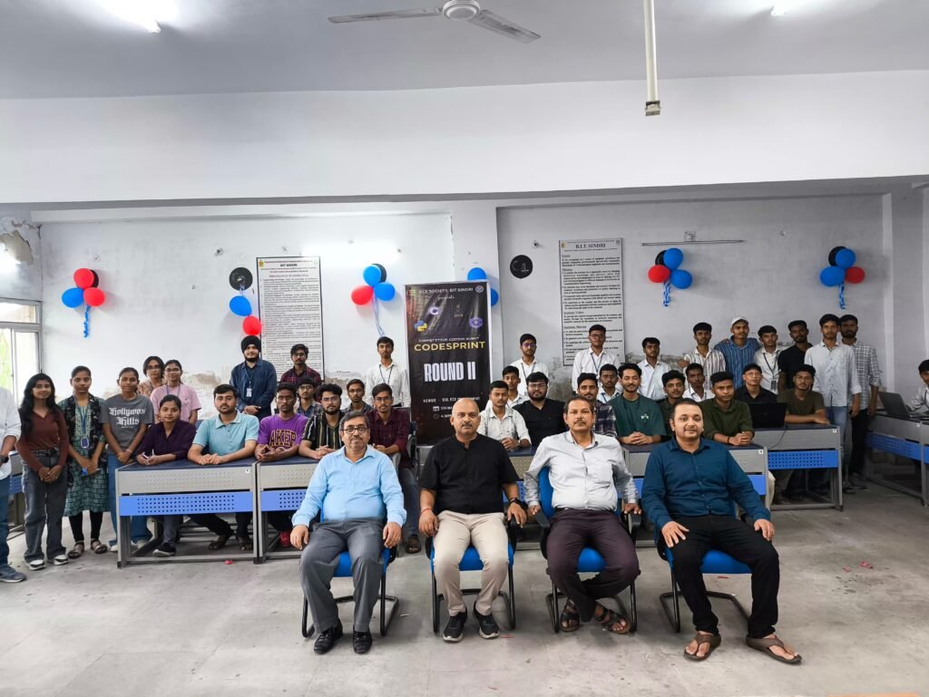 कोडस्प्रिंट राउंड 2: स्पीड और प्रिसीजन का संगम – BIT सिंदरी में…