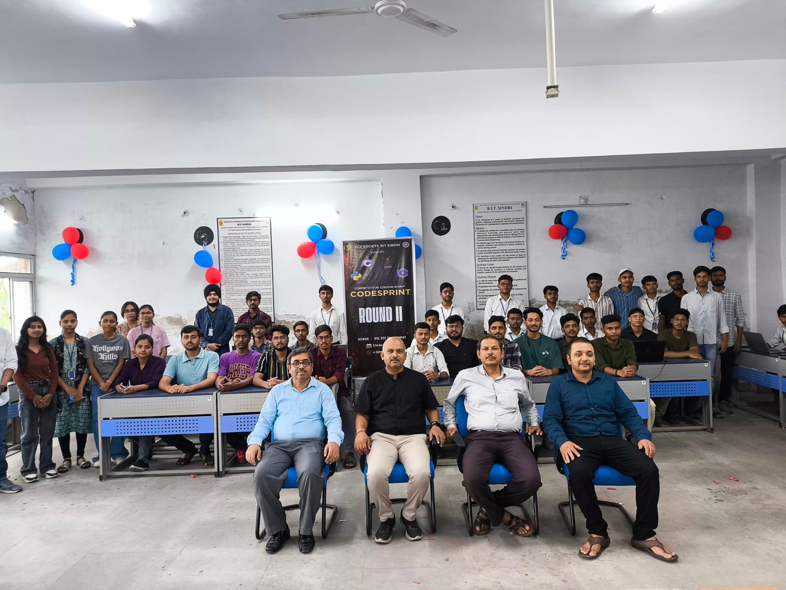 कोडस्प्रिंट राउंड 2: स्पीड और प्रिसीजन का संगम – BIT सिंदरी में…