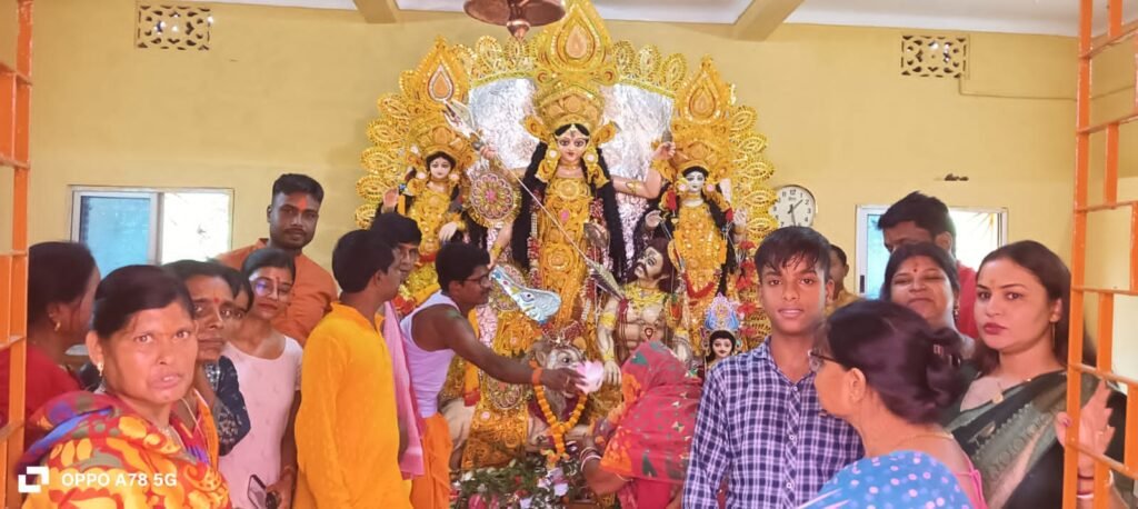 आमटाल में गंधक बनिक समाज ने धूमधाम से किया मां गंधेश्वरी की पूजा…