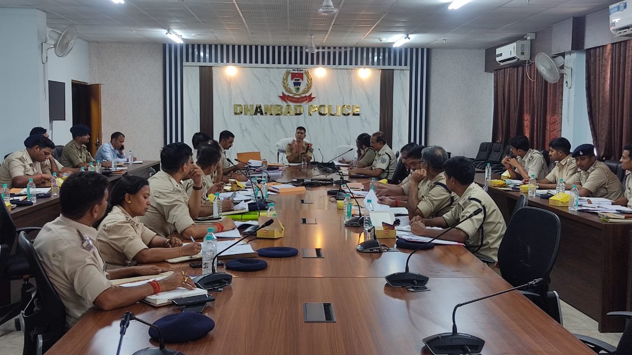 एसएसपी के नेतृत्व में समीक्षा बैठक का आयोजन…