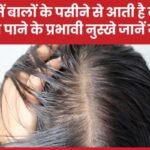 गर्मी में बालों के पसीने से आती है बदबू, राहत पाने के प्रभावी नुस्खे जानें यहां….