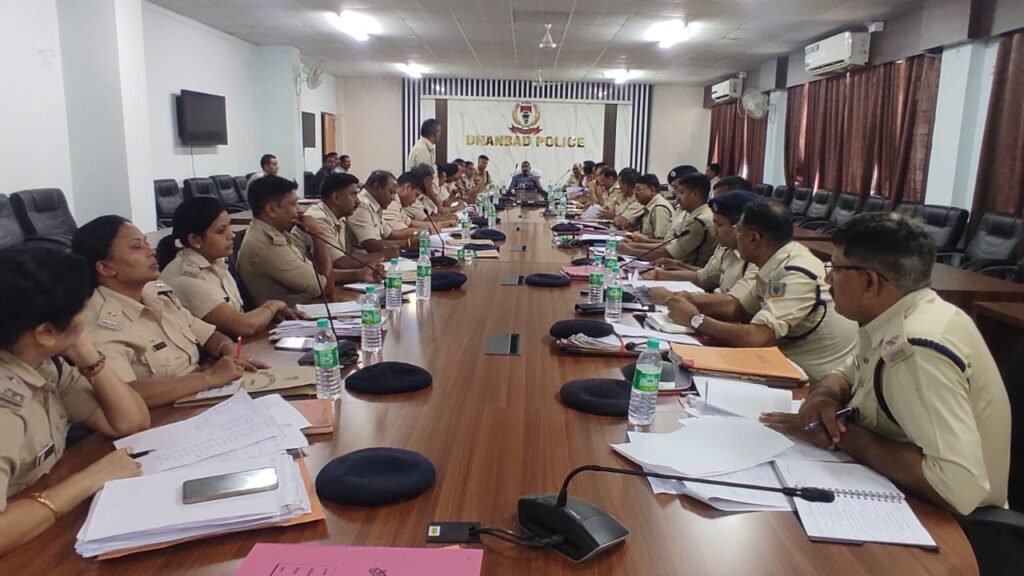 एसएसपी के नेतृत्व में समीक्षा बैठक का आयोजन…