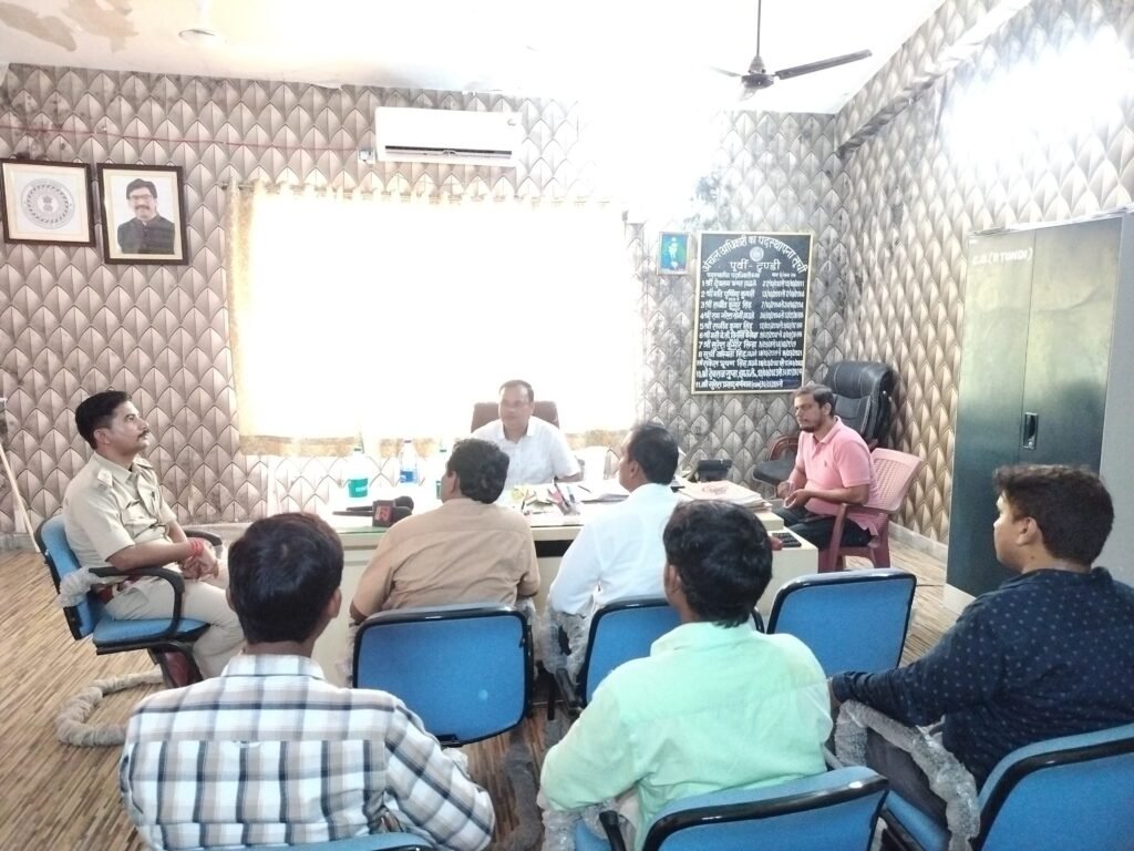 उपायुक्त के निर्देशानुसार अंचल स्तर पर की गई मासिक खनन टास्क फोर्स बैठक,दिए गए कई दिशा निर्देश…