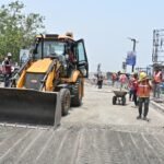 फ्लाईओवर के एक लेन में 60% काम हुआ पूरा…