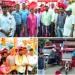 कांड्रा बाजार में अनुष्का ई रिक्शा शोरूम का सिंदरी विधायक चन्द्रदेव महतो ने पिता काट कर किया उद्घाटन…