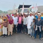 पिट वाटर के लिए बागडिगी पुल के समीप किया सड़क जाम…