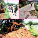 धनबाद नगर निगम द्वारा सिंदरी गुरूद्वारे के समीप शहरपुरा से आई एम टाइप को जोड़ने वाली तालाब से सटे पी सी सी सड़क का काम हुआ चालू…