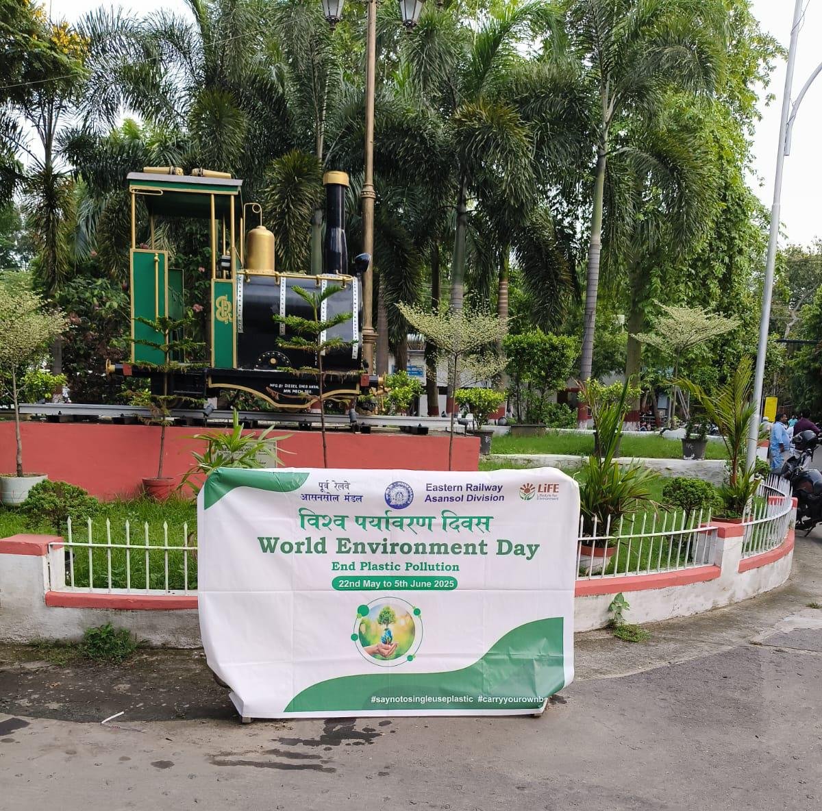 विश्व पर्यावरण दिवस पर पूर्व रेलवे के आसनसोल मंडल ने प्लास्टिक प्रदूषण से लड़ने के लिए यात्रियों के साथ हाथ मिलाया…