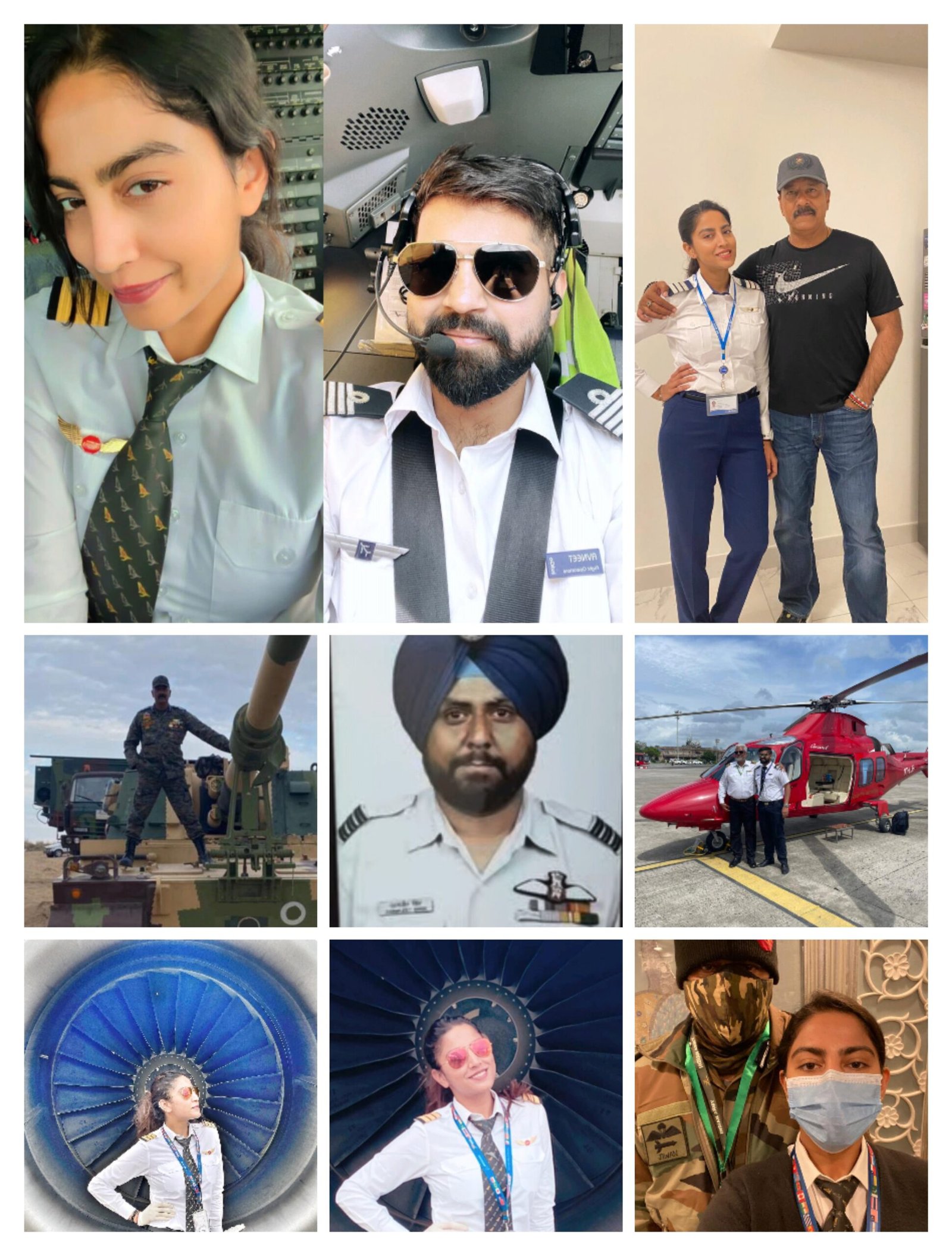 सेना और वायुसेना की विरासत..अब दुश्मनों के खिलाफ हवाई मोर्चे पर तैयार एक परिवार, दो पीढ़ियाँ.. भारत माँ की सेवा को समर्पित…