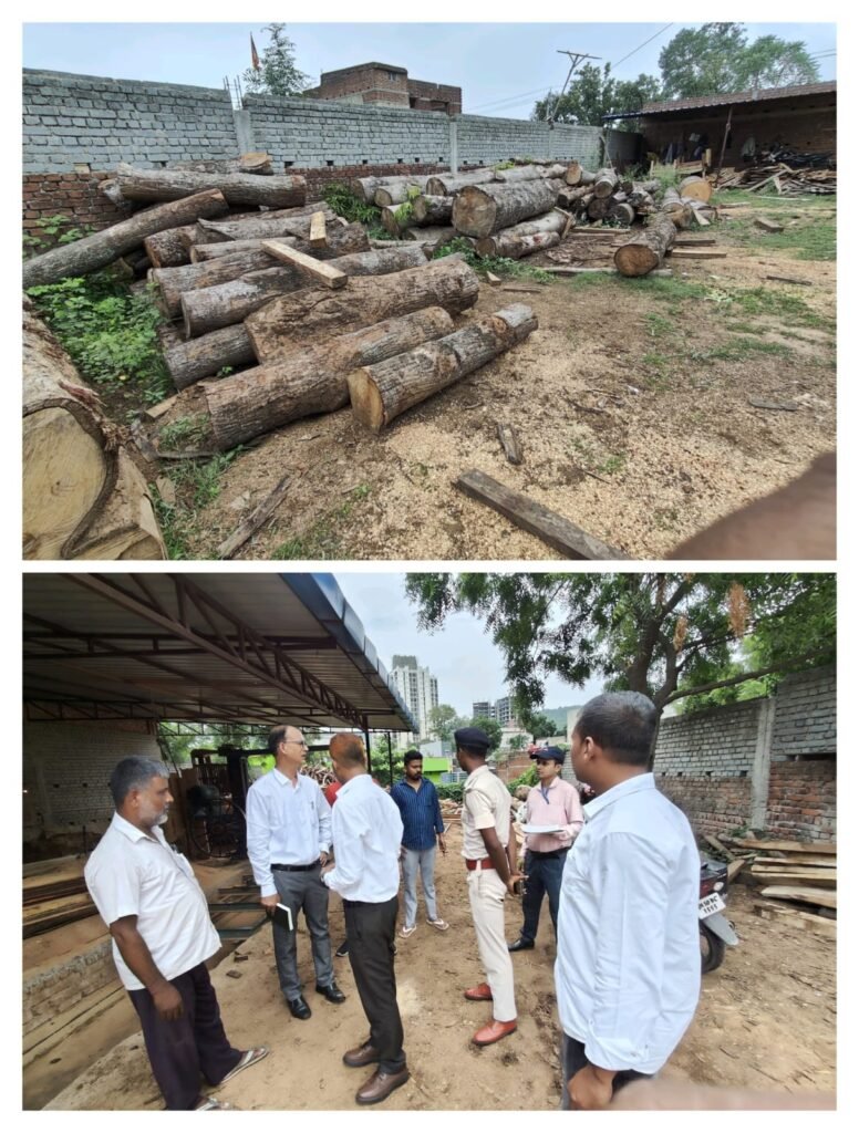 आबादी के बीच चल रहे आरा मिल की जांच करने पहुंचे मजिस्ट्रेट…