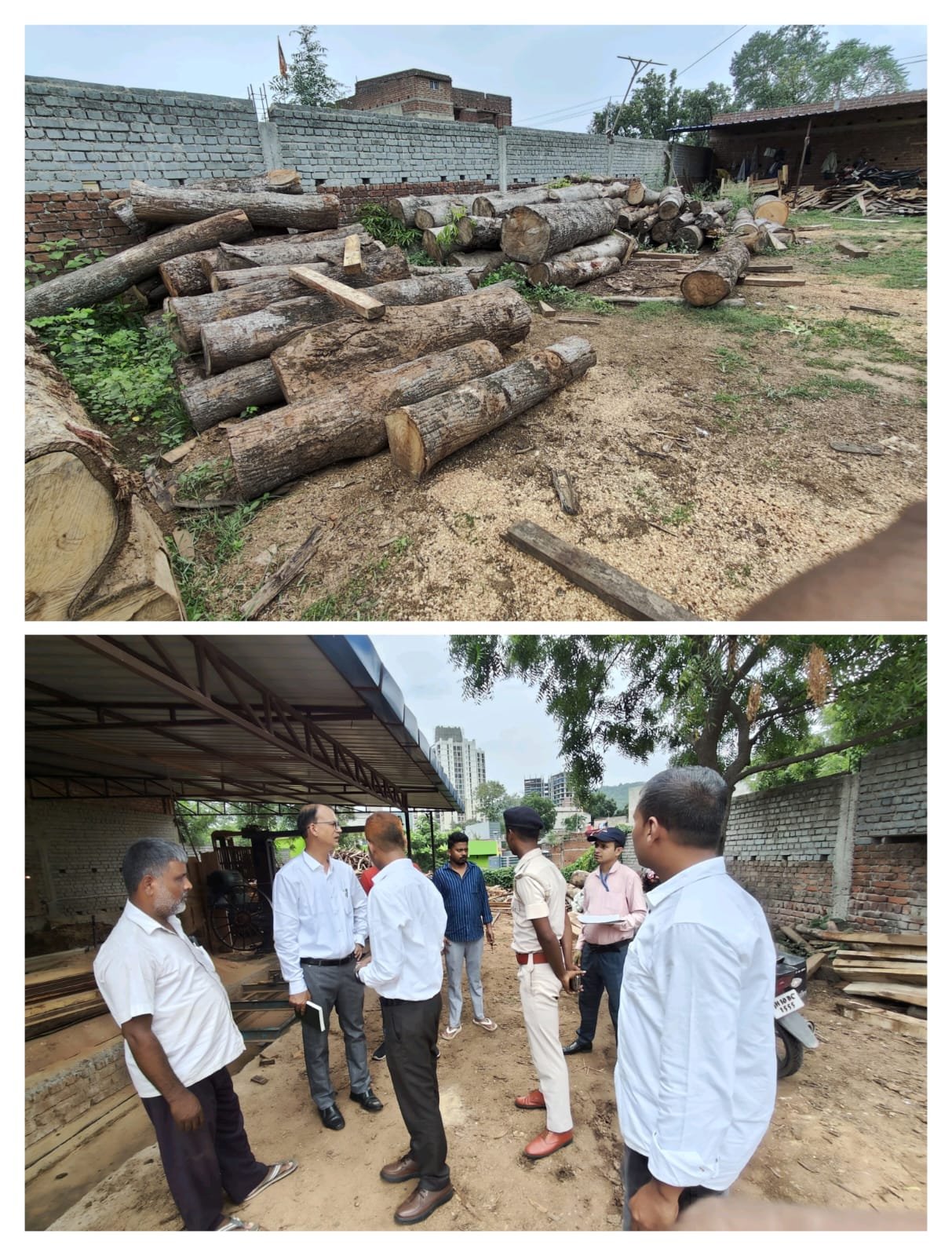 आबादी के बीच चल रहे आरा मिल की जांच करने पहुंचे मजिस्ट्रेट…