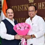 स्वास्थ्य मंत्री डॉ.इरफान अंसारी ने की केंद्रीय स्वास्थ्य मंत्रीJ.P.Nadda से मुलाकात…