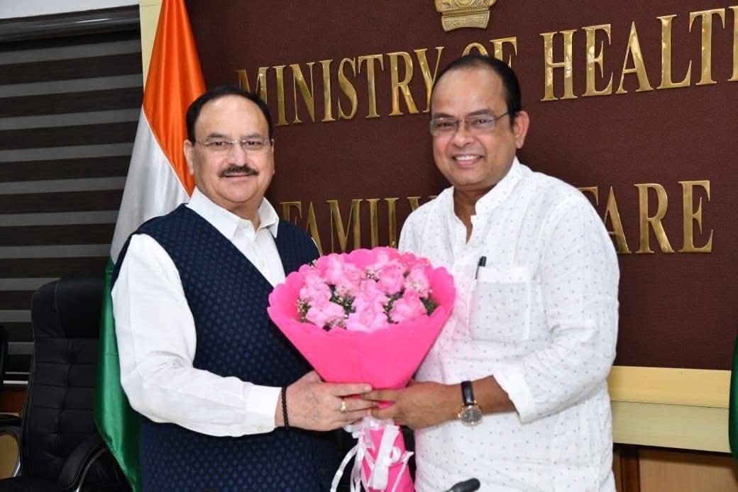 स्वास्थ्य मंत्री डॉ.इरफान अंसारी ने की केंद्रीय स्वास्थ्य मंत्रीJ.P.Nadda से मुलाकात…