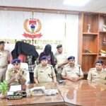 अवैध हथियार के साथ तीन अपराधकर्मी गिरफ्तार….