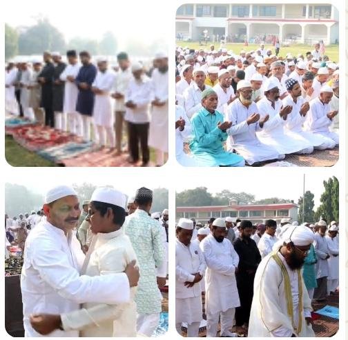 जिले में शांतिपूर्ण तरीके से अदा की गई बकरीद की नमाज..सुरक्षा के थे पुख्ता इंतजाम, सिटी एसपी ने लिया व्यवस्था का जायजा…