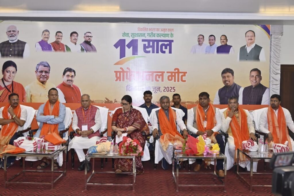 भाजपा सत्ता केलिए नहीं ,राष्ट्र सेवा केलिए समर्पित पार्टी: स्मृति ईरानी….