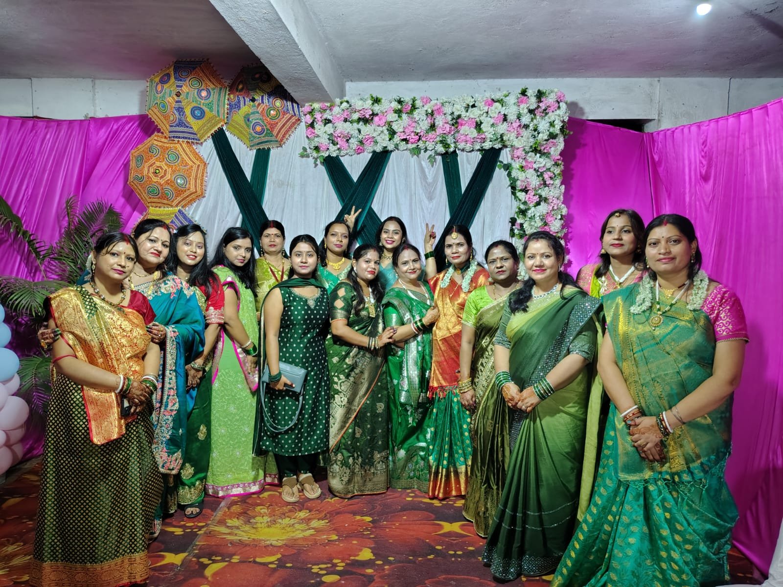 हरे कृष्णा अपार्टमेंट के महिलाओं ने मनाया सावन महोत्सव…