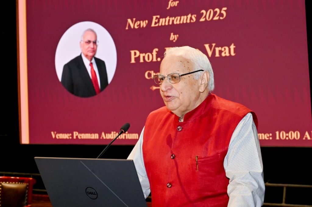 आईआईटी (आईएसएम) धनबाद के ओरिएंटेशन कार्यक्रम में प्रो. प्रेम व्रत का छात्रों को संबोधन…