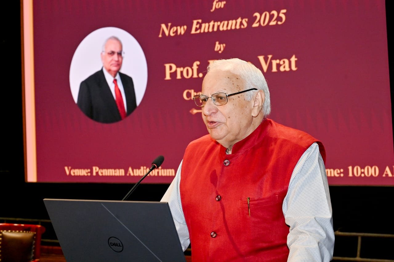 आईआईटी (आईएसएम) धनबाद के ओरिएंटेशन कार्यक्रम में प्रो. प्रेम व्रत का छात्रों को संबोधन…