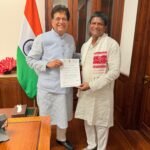 धनबाद और बोकारो में इंडस्ट्रियल कॉरिडोर की स्थापना हेतु सांसद ढुलू महतो ने केंद्रीय मंत्री पीयूष गोयल को सौंपा आग्रह पत्र…