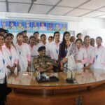 सी.आर.पी.एफ. 154 बटालियन जवानों की कलाई पर छात्राओं ने राखी बाँधकर उनके प्रति सम्मान एवं कृतज्ञता प्रकट की…