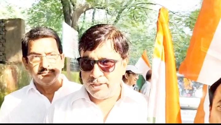 राइजिंग सोसायटी ने निकाली तिरंगा यात्रा..विधायक राज हुए शामिल…