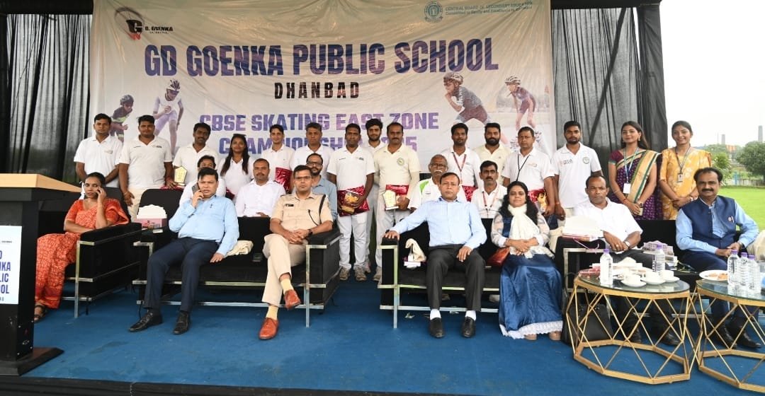 जीडी गोयनका पब्लिक स्कूल मैं सीबीएसई पूर्वी क्षेत्र स्केटिंग प्रतियोगिता का एसएसपी ने किया शुभारम्भ…